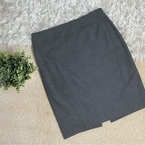 LOFT Charcoal Stretch Pencil Skirt Size 10